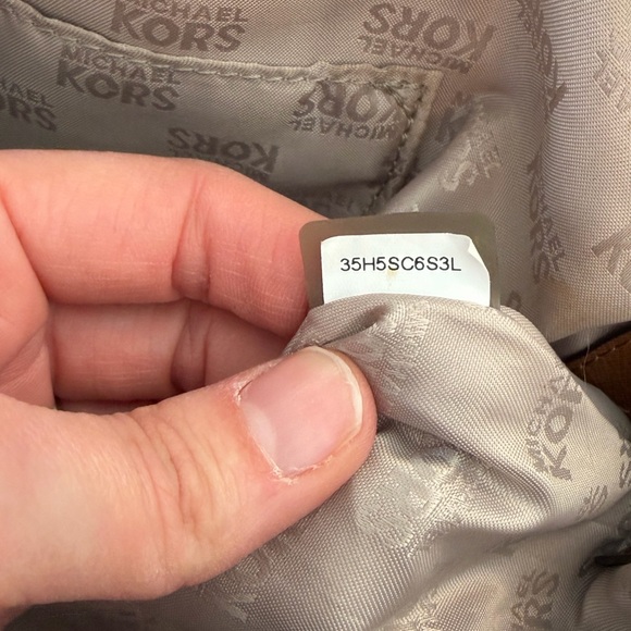 Michael Kors Tan Leather Satchel - Picture 12 of 13